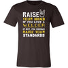 Welder Shirt - Raise your hand if you love Welder, if not raise your standards - Profession Gift-T-shirt-Teelime | shirts-hoodies-mugs