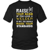 Welder Shirt - Raise your hand if you love Welder, if not raise your standards - Profession Gift-T-shirt-Teelime | shirts-hoodies-mugs