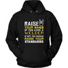 Welder Shirt - Raise your hand if you love Welder, if not raise your standards - Profession Gift-T-shirt-Teelime | shirts-hoodies-mugs