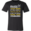 Welder Shirt - Raise your hand if you love Welder, if not raise your standards - Profession Gift-T-shirt-Teelime | shirts-hoodies-mugs