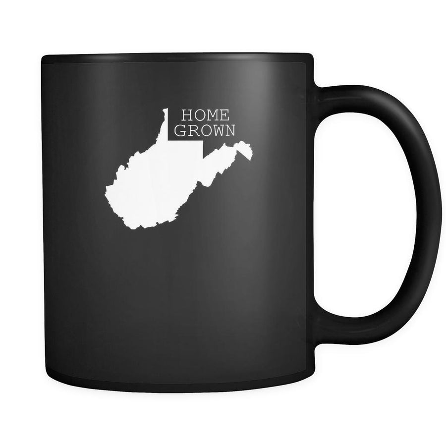 West Virginia West Virginia 11oz Black Mug-Drinkware-Teelime | shirts-hoodies-mugs