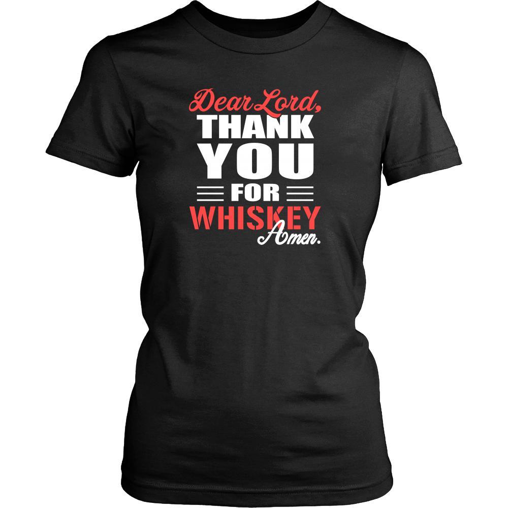 Whiskey Shirt - Dear Lord, thank you for Whiskey Amen- Drink Lover-T-shirt-Teelime | shirts-hoodies-mugs