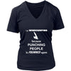 Windsurfing - I go Windsurfing because punching people is frowned upon - Wind Surfer Hobby Shirt-T-shirt-Teelime | shirts-hoodies-mugs