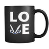 Windsurfing - LOVE Windsurfing - 11oz Black Mug-Drinkware-Teelime | shirts-hoodies-mugs