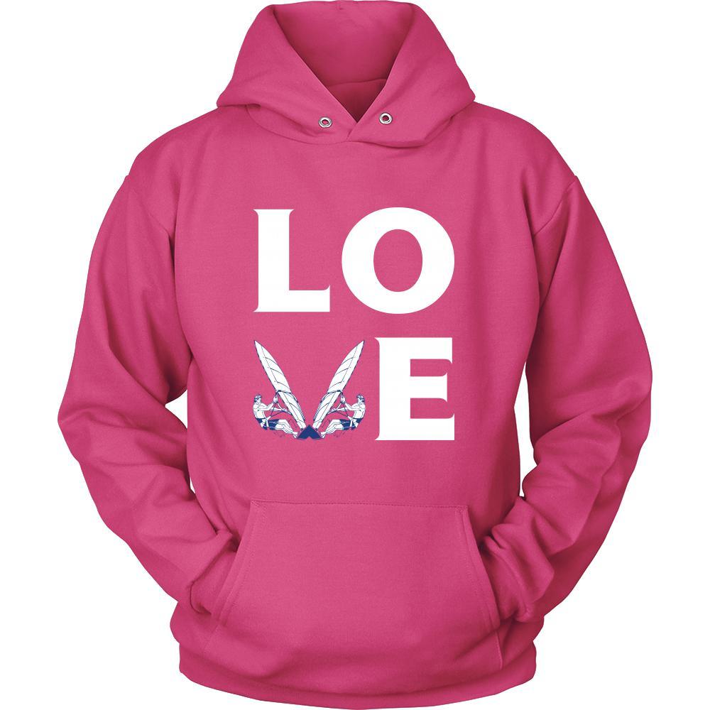 Windsurfing - LOVE Windsurfing - Wing Surf Hobby Shirt-T-shirt-Teelime | shirts-hoodies-mugs