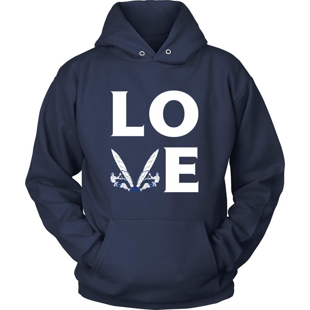 Windsurfing - LOVE Windsurfing - Wing Surf Hobby Shirt-T-shirt-Teelime | shirts-hoodies-mugs