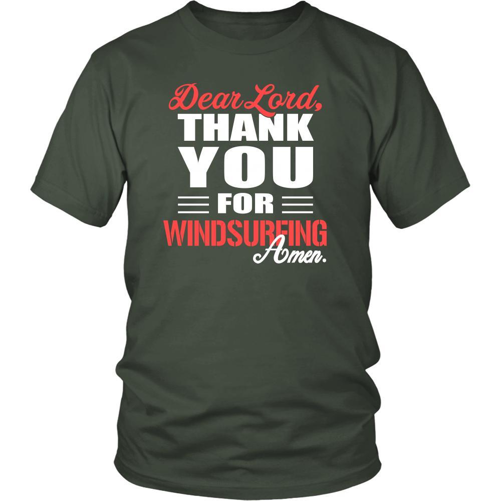 Windsurfing Shirt - Dear Lord, thank you for Windsurfing Amen- Sport-T-shirt-Teelime | shirts-hoodies-mugs