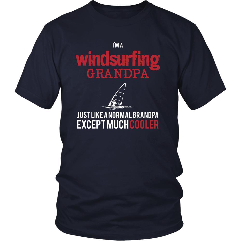 Windsurfing Shirt - I'm a windsurfing grandpa just like a normal grandpa except much cooler Grandfather Hobby Gift-T-shirt-Teelime | shirts-hoodies-mugs