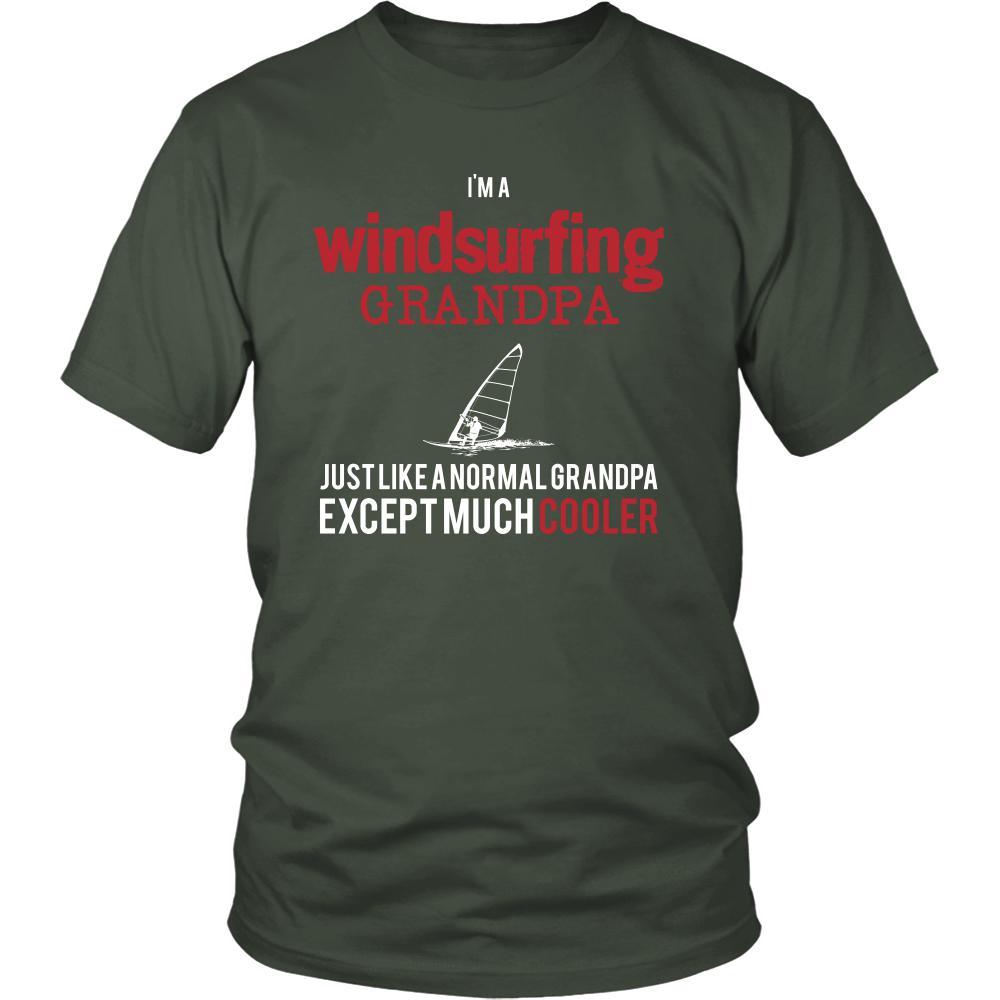 Windsurfing Shirt - I'm a windsurfing grandpa just like a normal grandpa except much cooler Grandfather Hobby Gift-T-shirt-Teelime | shirts-hoodies-mugs