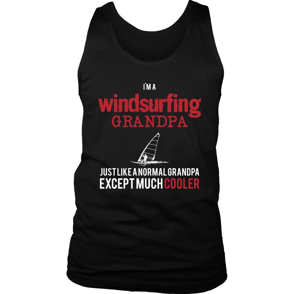 Windsurfing Shirt - I'm a windsurfing grandpa just like a normal grandpa except much cooler Grandfather Hobby Gift-T-shirt-Teelime | shirts-hoodies-mugs