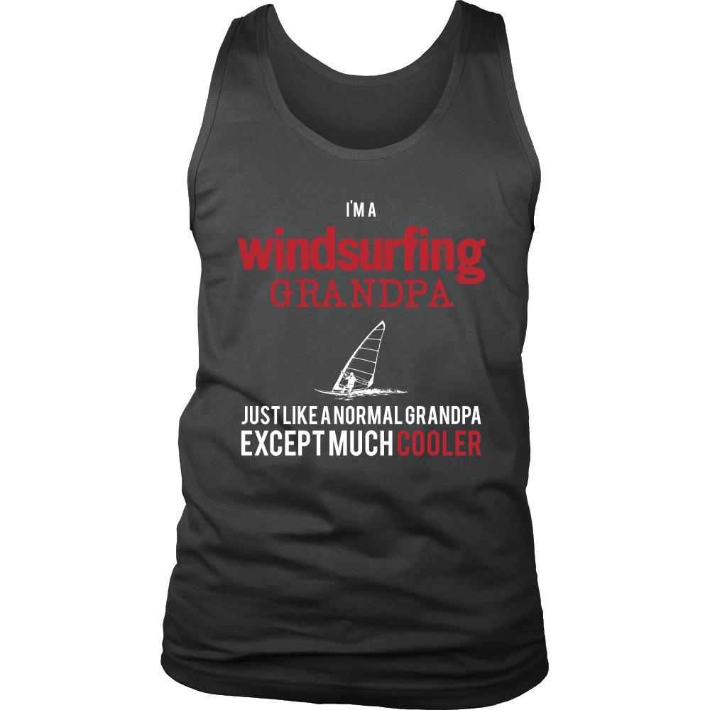 Windsurfing Shirt - I'm a windsurfing grandpa just like a normal grandpa except much cooler Grandfather Hobby Gift-T-shirt-Teelime | shirts-hoodies-mugs