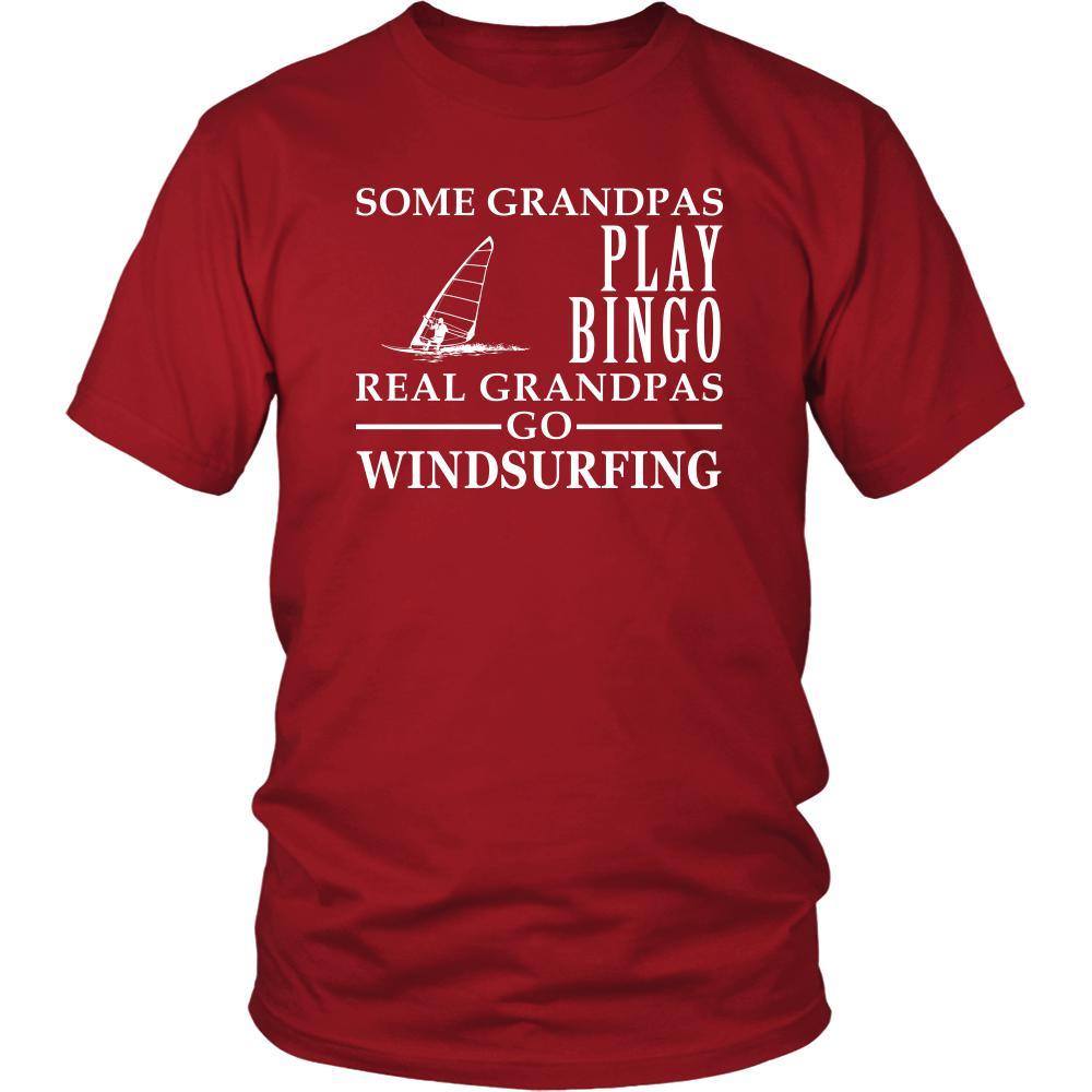 Windsurfing Shirt Some Grandpas play bingo, real Grandpas go Windsurfing Family Hobby-T-shirt-Teelime | shirts-hoodies-mugs