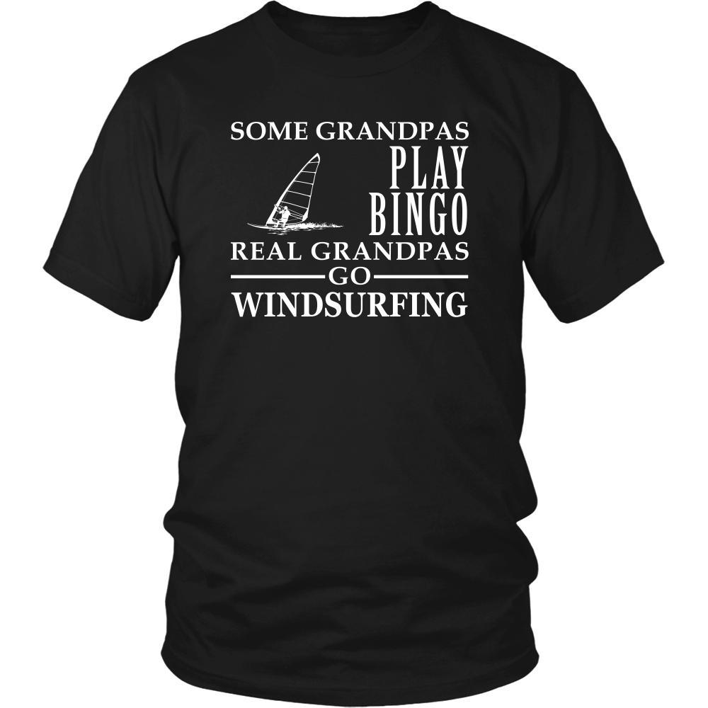 Windsurfing Shirt Some Grandpas play bingo, real Grandpas go Windsurfing Family Hobby-T-shirt-Teelime | shirts-hoodies-mugs