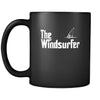 Windsurfing The Windsurfer 11oz Black Mug-Drinkware-Teelime | shirts-hoodies-mugs