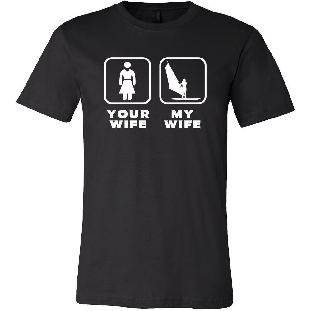 Windsurfing - Your wife My wife - Father's Day Hobby Shirt-T-shirt-Teelime | shirts-hoodies-mugs
