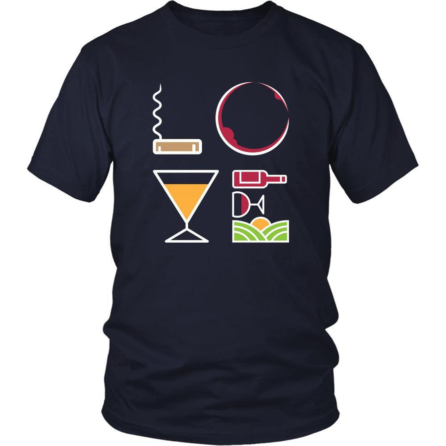 Wine - LOVE Wine - Drinks Shirt-T-shirt-Teelime | shirts-hoodies-mugs