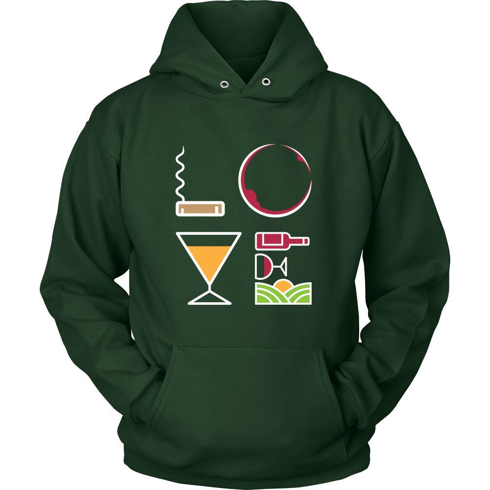 Wine - LOVE Wine - Drinks Shirt-T-shirt-Teelime | shirts-hoodies-mugs