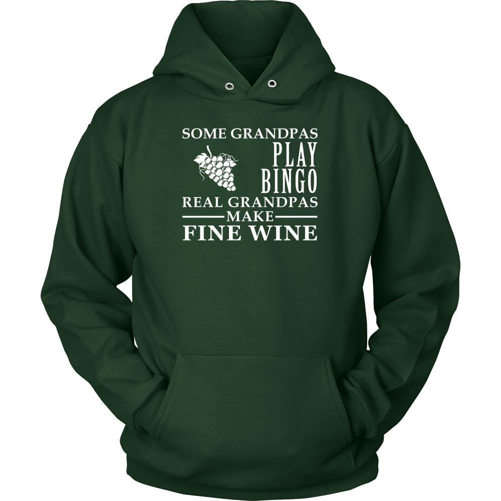 Wine Making Shirt Some Grandpas play bingo, real Grandpas make fine Wine Family Hobby-T-shirt-Teelime | shirts-hoodies-mugs