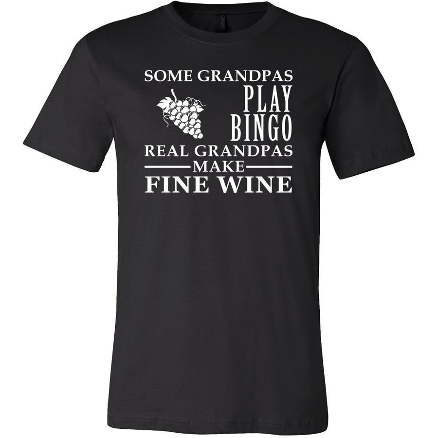 Wine Making Shirt Some Grandpas play bingo, real Grandpas make fine Wine Family Hobby-T-shirt-Teelime | shirts-hoodies-mugs