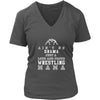 Wrestling Shirt - ain't no drama just a loud and proud wrestling mama- Sport mother-T-shirt-Teelime | shirts-hoodies-mugs