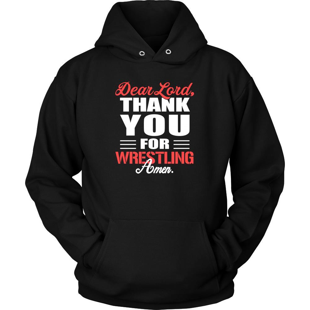 Wrestling Shirt - Dear Lord, thank you for Wrestling Amen- Sport-T-shirt-Teelime | shirts-hoodies-mugs