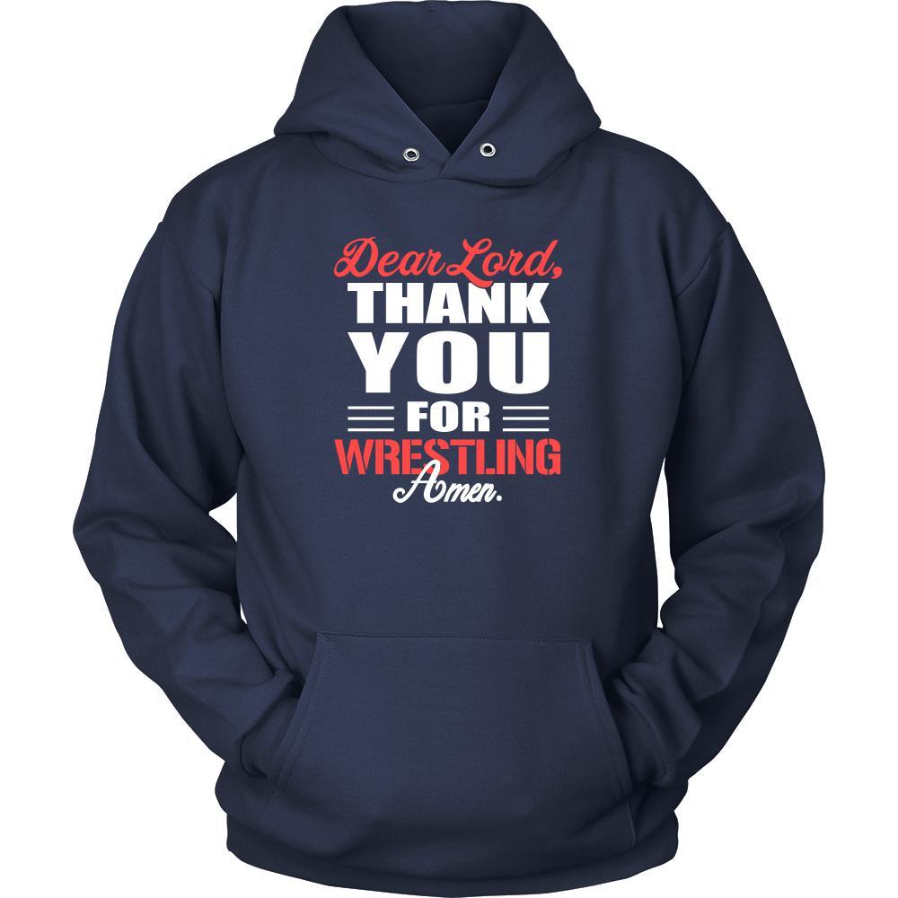 Wrestling Shirt - Dear Lord, thank you for Wrestling Amen- Sport-T-shirt-Teelime | shirts-hoodies-mugs