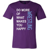 Wrestling Shirt - Do more of what makes you happy Wrestling- Sport Gift-T-shirt-Teelime | shirts-hoodies-mugs