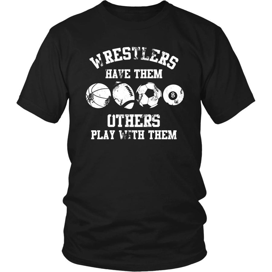 Wrestling Shirt - wrestlers have them others play with them- Sport Gift-T-shirt-Teelime | shirts-hoodies-mugs