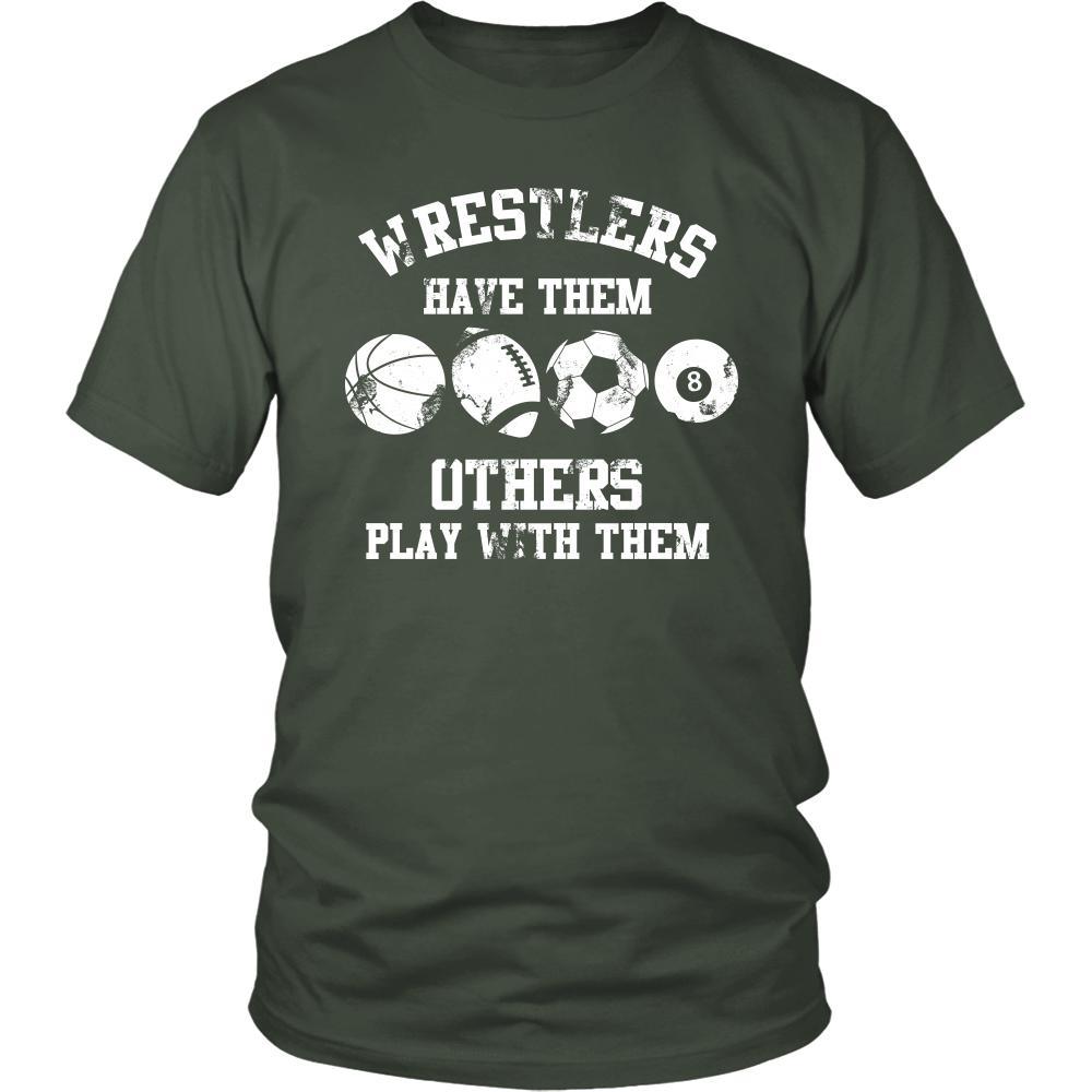Wrestling Shirt - wrestlers have them others play with them- Sport Gift-T-shirt-Teelime | shirts-hoodies-mugs
