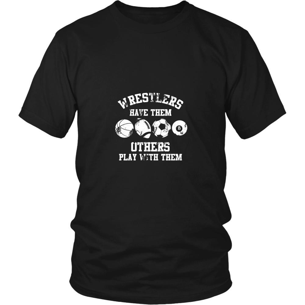Wrestling- Wrestlers have them others play with them- Sport Shirt-T-shirt-Teelime | shirts-hoodies-mugs