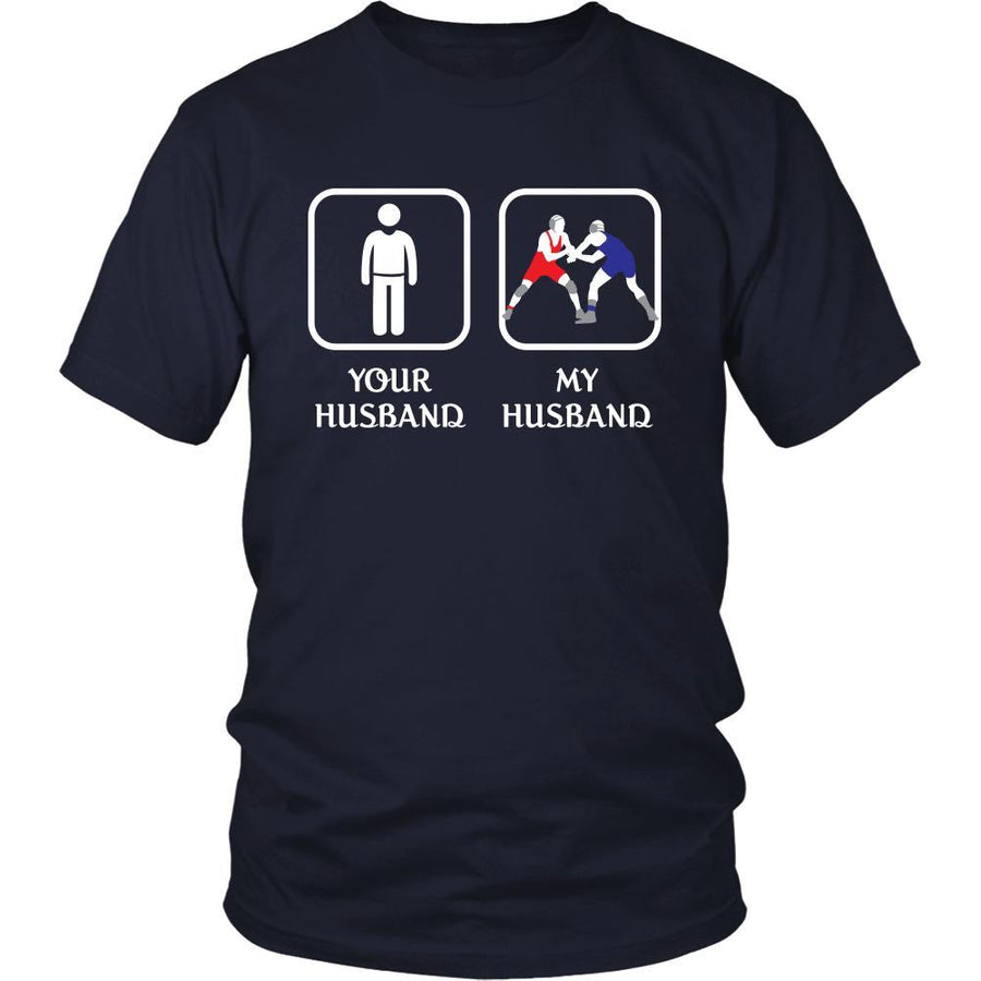 Wrestling - Your husband My husband - Mother's Day Sport Shirt-T-shirt-Teelime | shirts-hoodies-mugs