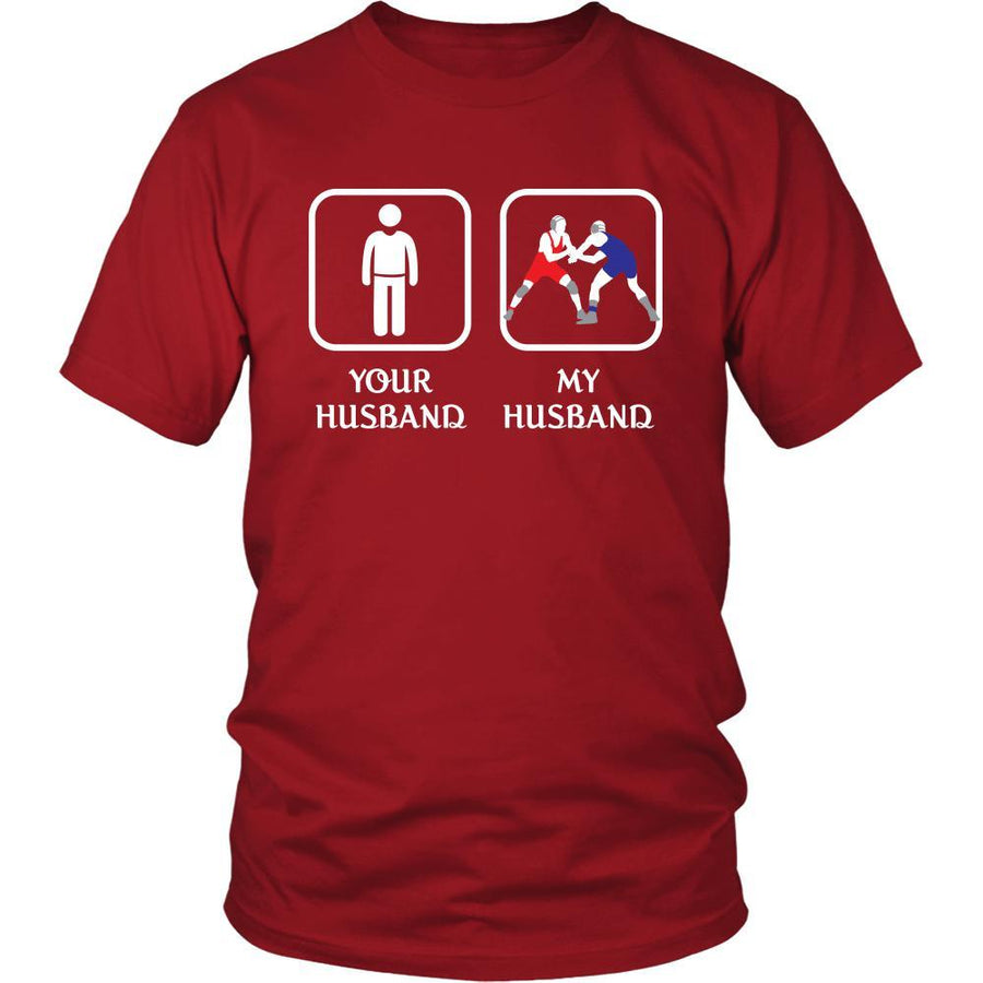 Wrestling - Your husband My husband - Mother's Day Sport Shirt-T-shirt-Teelime | shirts-hoodies-mugs