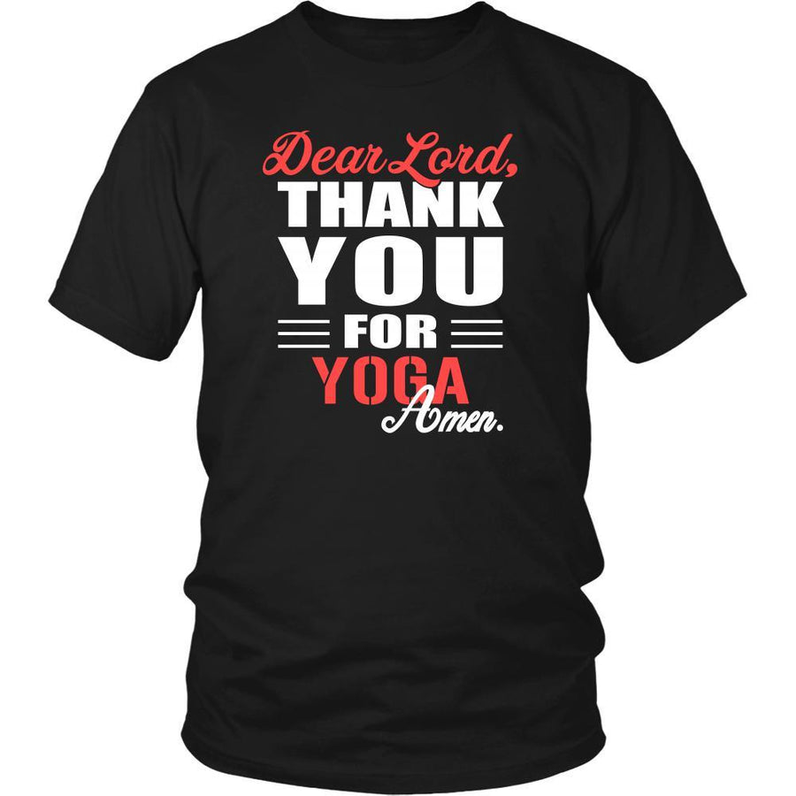 Yoga Shirt - Dear Lord, thank you for Yoga Amen- Sport-T-shirt-Teelime | shirts-hoodies-mugs