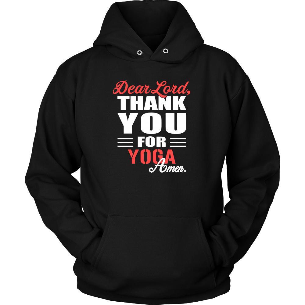 Yoga Shirt - Dear Lord, thank you for Yoga Amen- Sport-T-shirt-Teelime | shirts-hoodies-mugs