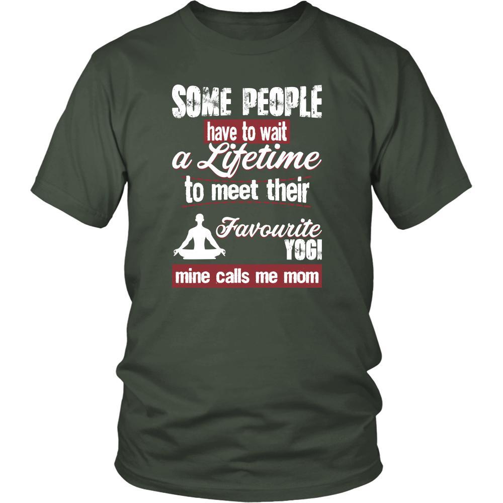 Yoga Shirt - Some people have to wait a lifetime to meet their favorite Yoga player mine calls me mom- Sport mother-T-shirt-Teelime | shirts-hoodies-mugs