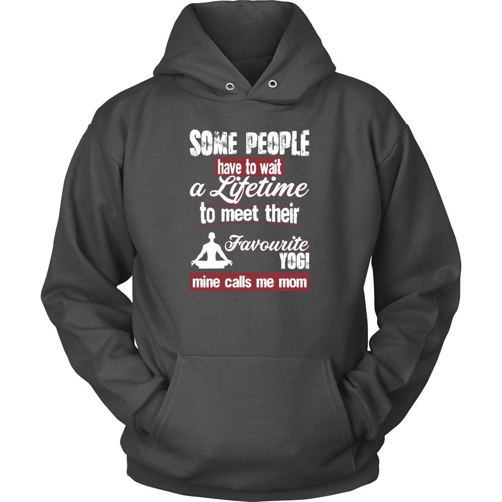 Yoga Shirt - Some people have to wait a lifetime to meet their favorite Yoga player mine calls me mom- Sport mother-T-shirt-Teelime | shirts-hoodies-mugs