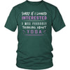 Yoga Shirt - Sorry If I Looked Interested, I think about Yoga - Hobby Gift-T-shirt-Teelime | shirts-hoodies-mugs