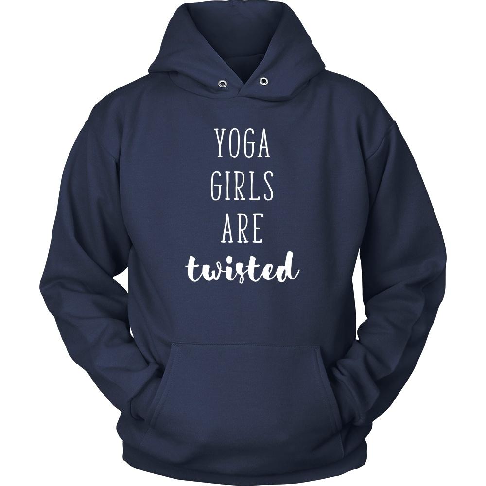 Yoga T Shirt - Yoga girls are twisted-T-shirt-Teelime | shirts-hoodies-mugs