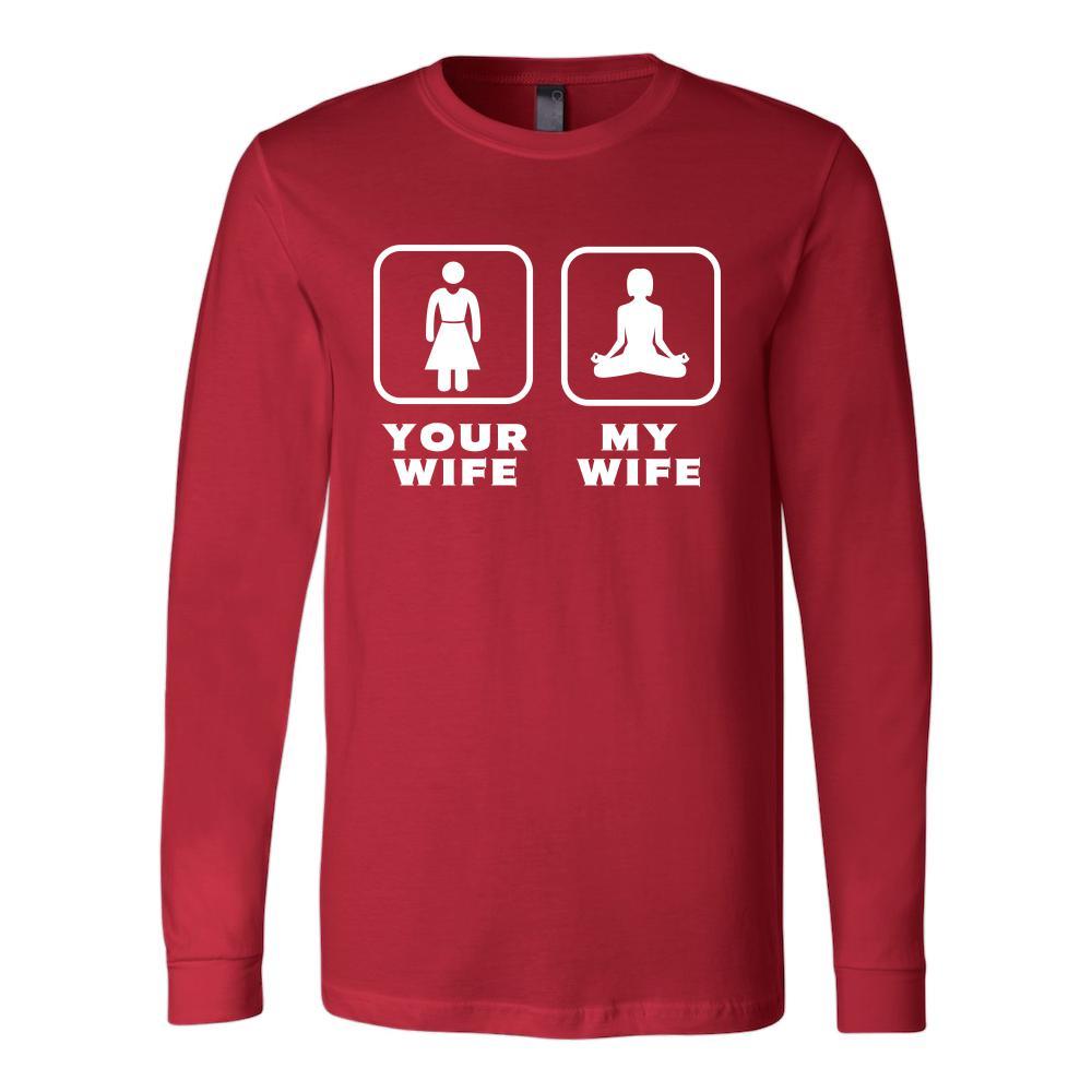 Yoga - Your wife My wife - Father's Day Hobby Shirt-T-shirt-Teelime | shirts-hoodies-mugs