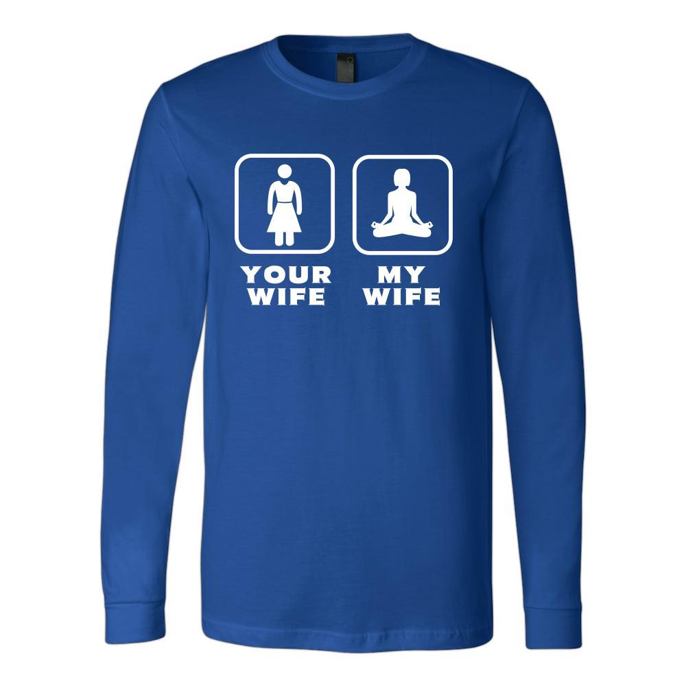 Yoga - Your wife My wife - Father's Day Hobby Shirt-T-shirt-Teelime | shirts-hoodies-mugs