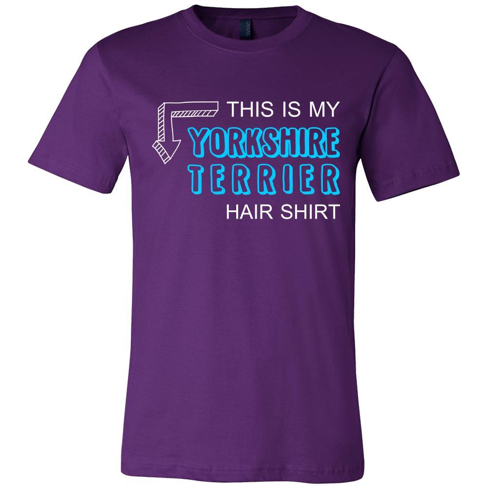 Yorkshire terrier Shirt - This is my Yorkshire terrier hair shirt - Dog Lover Gift-T-shirt-Teelime | shirts-hoodies-mugs