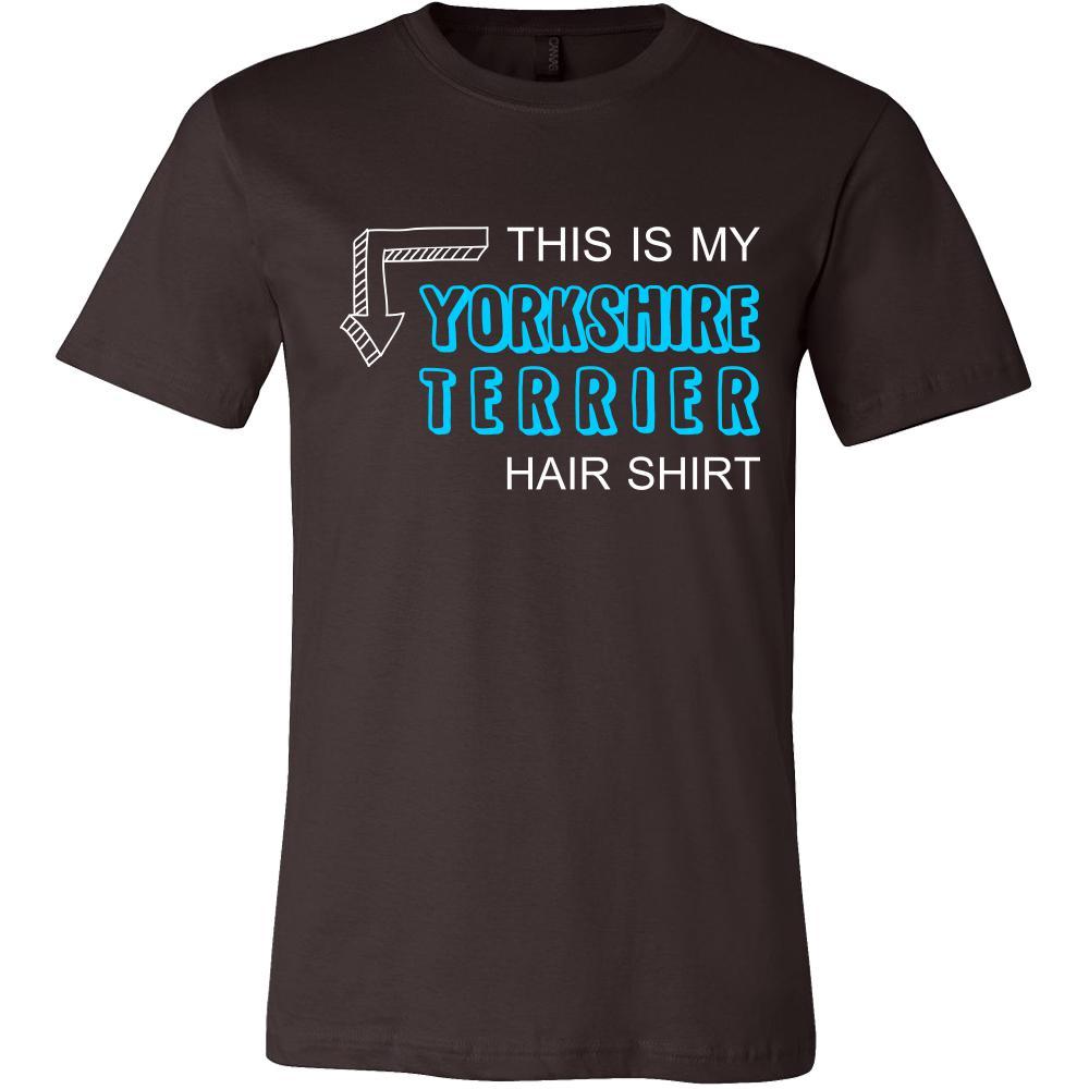 Yorkshire terrier Shirt - This is my Yorkshire terrier hair shirt - Dog Lover Gift-T-shirt-Teelime | shirts-hoodies-mugs