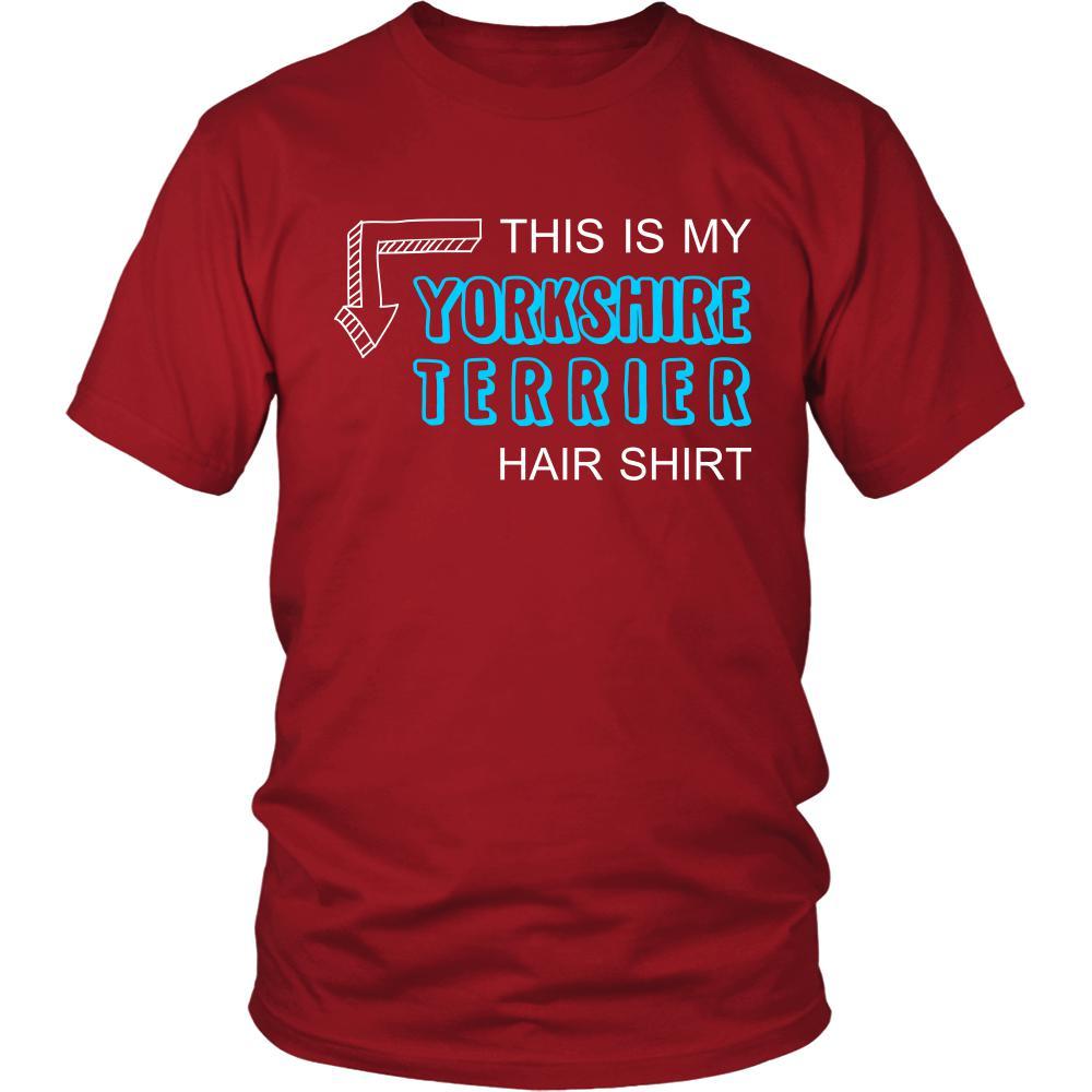 Yorkshire terrier Shirt - This is my Yorkshire terrier hair shirt - Dog Lover Gift-T-shirt-Teelime | shirts-hoodies-mugs