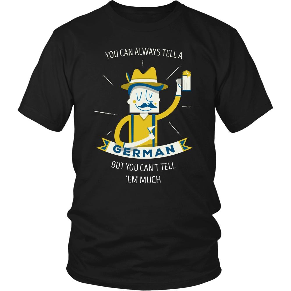 You Can Always Tell a German but You Can't Tell 'Em Much Heritage-T-shirt-Teelime | shirts-hoodies-mugs