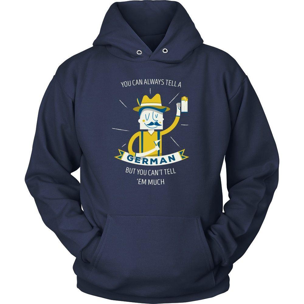 You Can Always Tell a German but You Can't Tell 'Em Much Heritage-T-shirt-Teelime | shirts-hoodies-mugs
