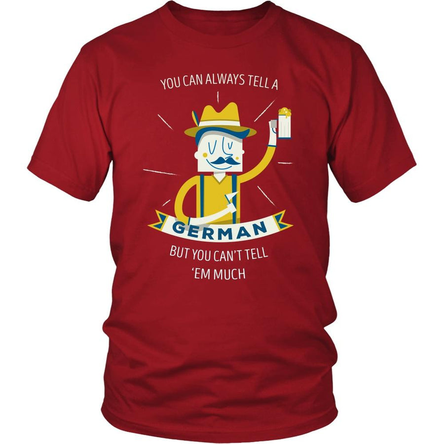 You Can Always Tell a German but You Can't Tell 'Em Much Heritage-T-shirt-Teelime | shirts-hoodies-mugs