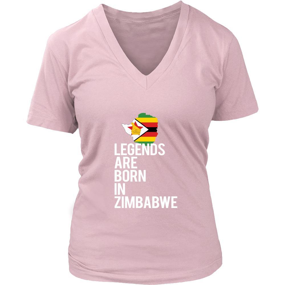 Zimbabwe Shirt - legends are born Zimbabwe - National Heritage Gift-T-shirt-Teelime | shirts-hoodies-mugs