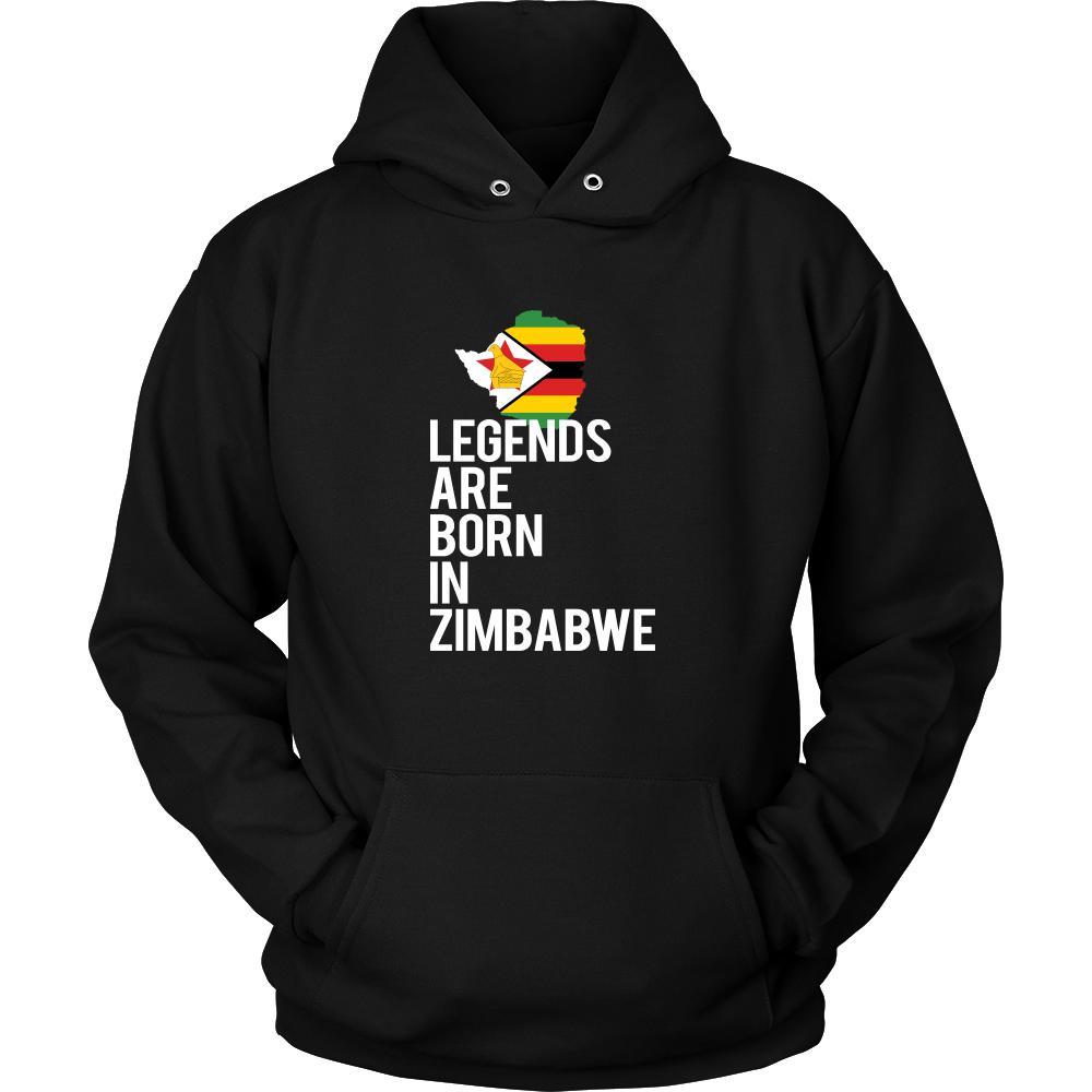 Zimbabwe Shirt - legends are born Zimbabwe - National Heritage Gift-T-shirt-Teelime | shirts-hoodies-mugs