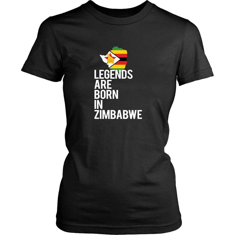 Zimbabwe Shirt - legends are born Zimbabwe - National Heritage Gift-T-shirt-Teelime | shirts-hoodies-mugs