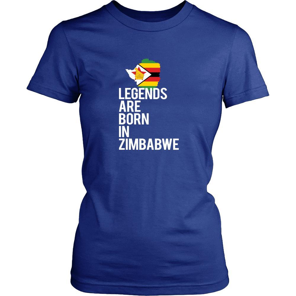 Zimbabwe Shirt - legends are born Zimbabwe - National Heritage Gift-T-shirt-Teelime | shirts-hoodies-mugs